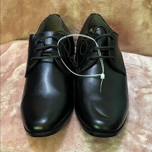 Perry Ellis Black Oxford Shoes